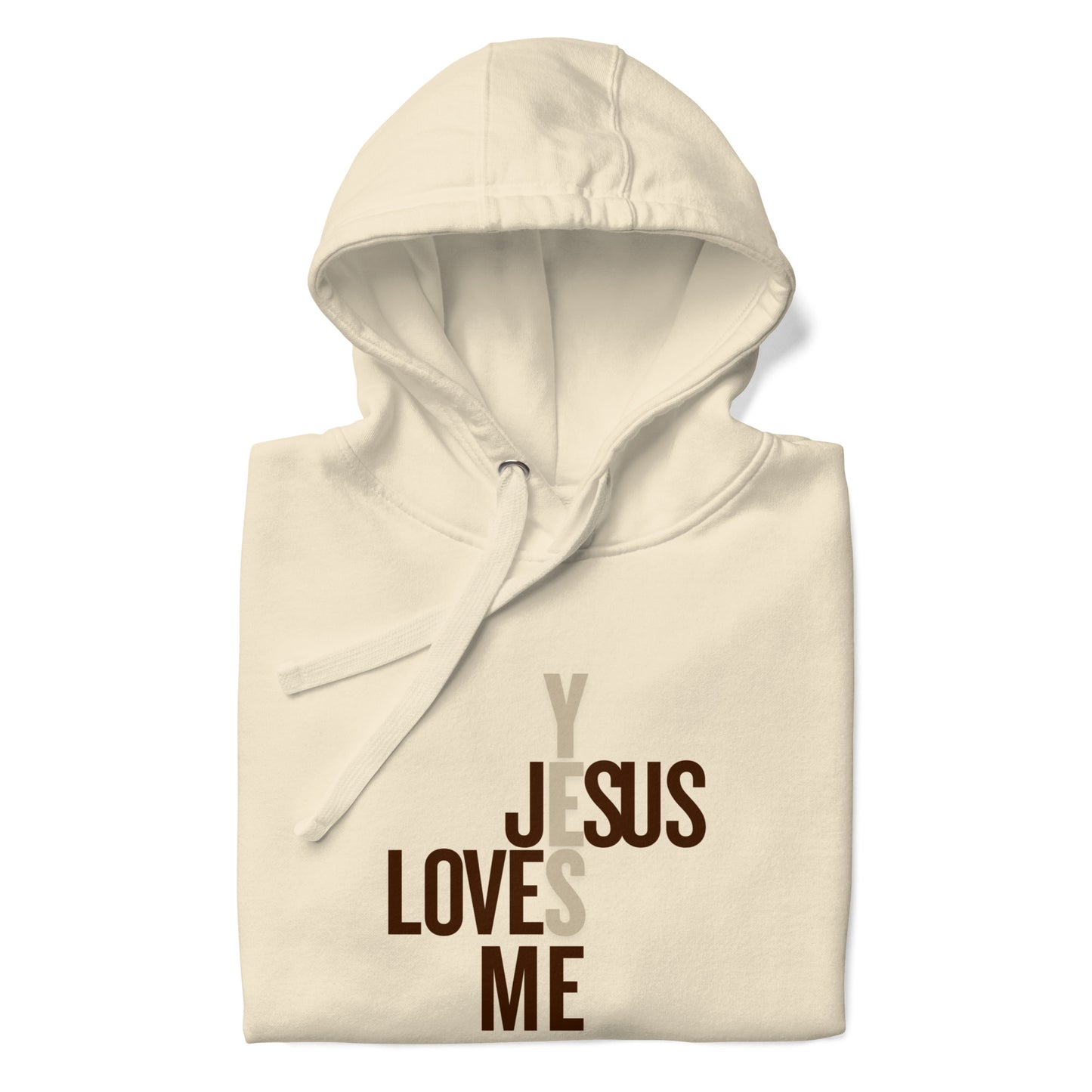 Christian Adult Unisex Hoodie, Yes, Jesus Loves Me