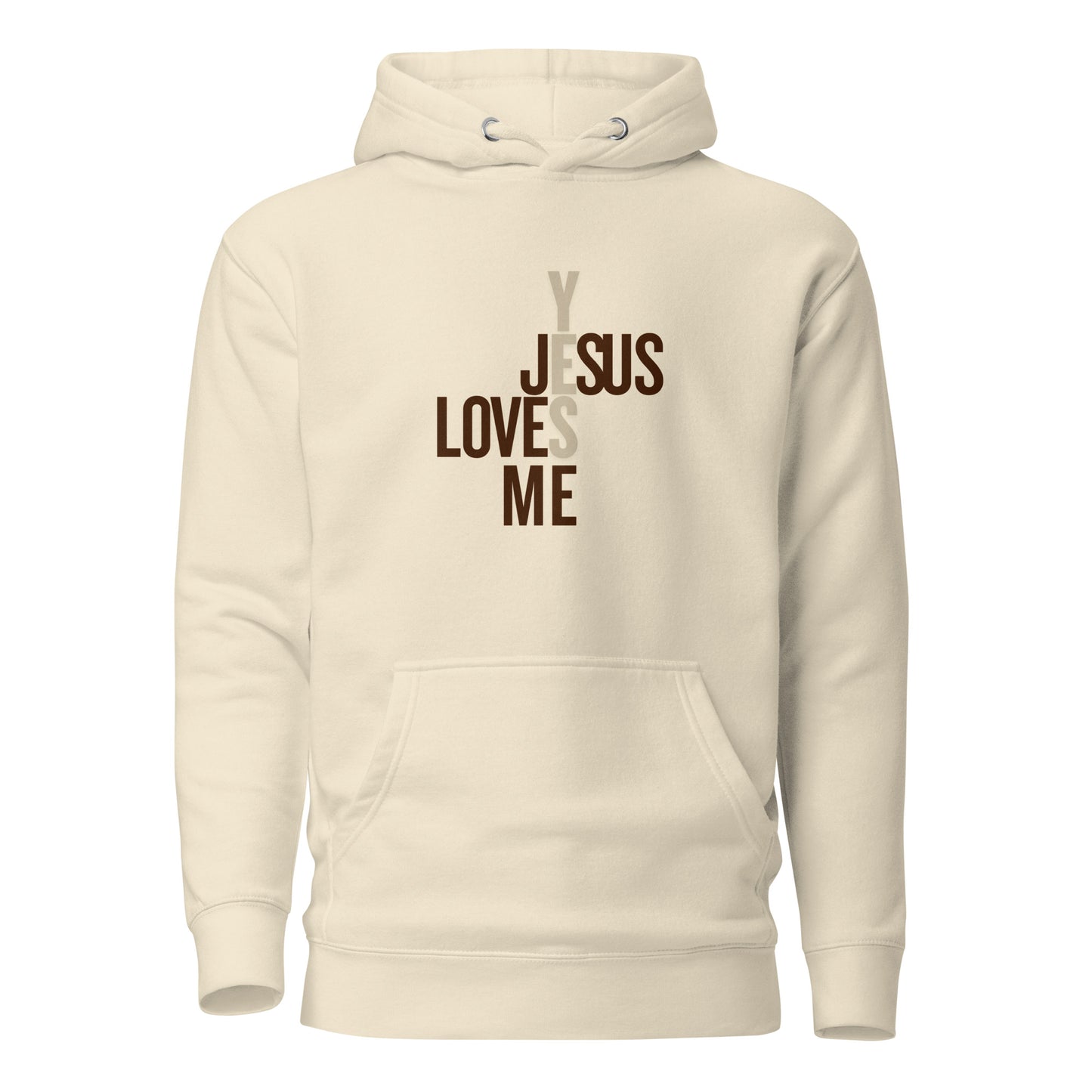 Christian Adult Unisex Hoodie, Yes, Jesus Loves Me