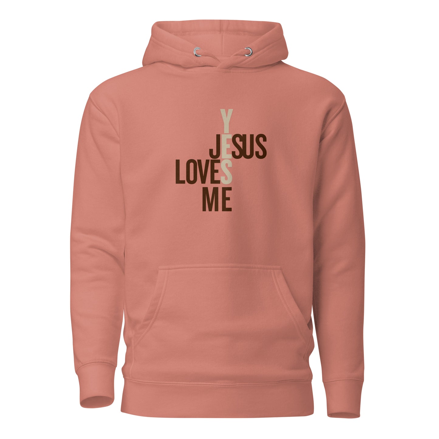 Christian Adult Unisex Hoodie, Yes, Jesus Loves Me