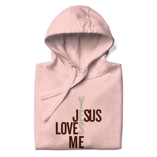 Christian Adult Unisex Hoodie, Yes, Jesus Loves Me