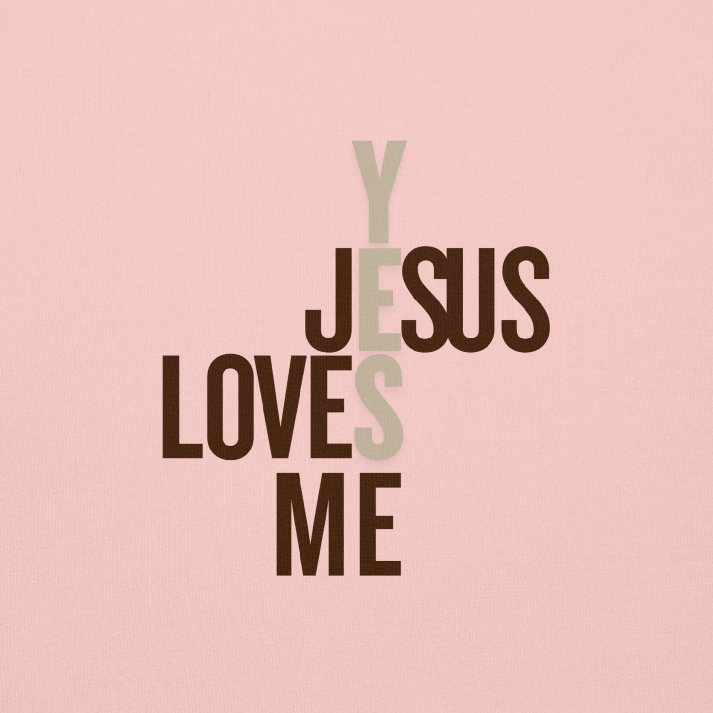 Christian Adult Unisex Hoodie, Yes, Jesus Loves Me