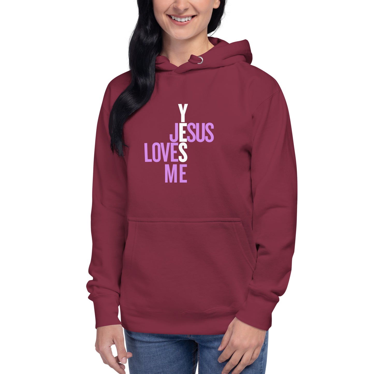Christian Adult Unisex Hoodie: Yes Jesus Loves You