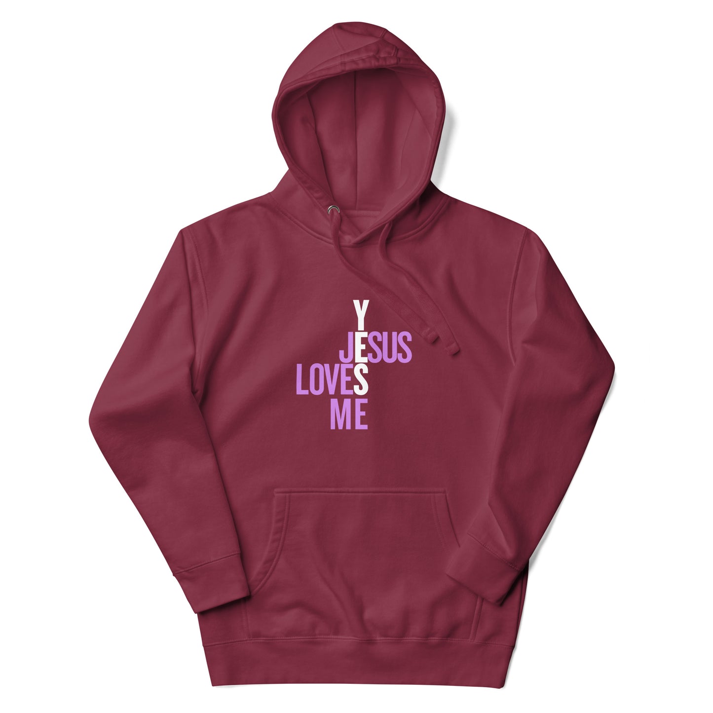 Christian Adult Unisex Hoodie: Yes Jesus Loves You