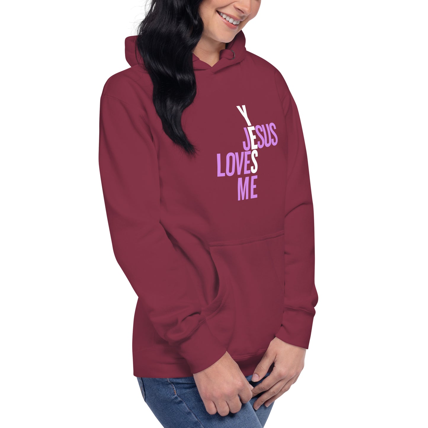 Christian Adult Unisex Hoodie: Yes Jesus Loves You