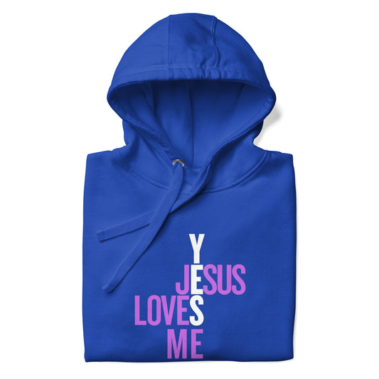 Christian Adult Unisex Hoodie-Yes Jesus Love Me